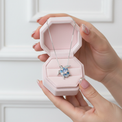 Blue Spinel Sea Turtle Pendant Necklace with Diamond-Black Diamonds New York