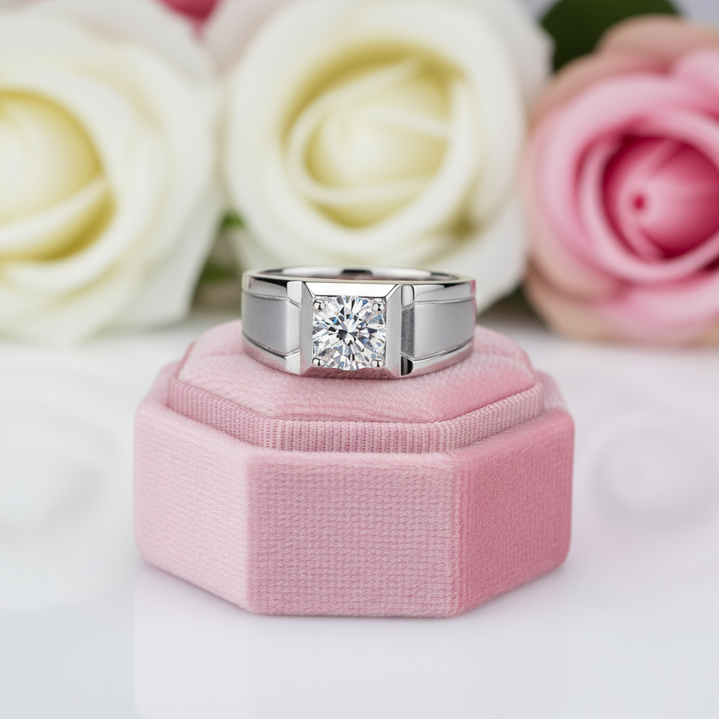 Brilliant Cut 1.0 Ct Diamond Wedding Band-Black Diamonds New York