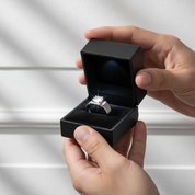 Brilliant Cut 1.0 Ct Diamond Option Wedding Band-Black Diamonds New York