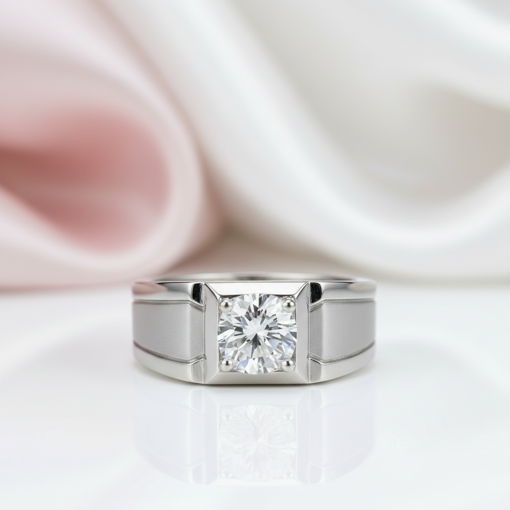 Brilliant Cut 1.0 Ct Diamond Option Wedding Band-Black Diamonds New York