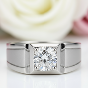 Brilliant Cut 1.0 Ct Diamond Wedding Band-Black Diamonds New York