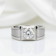 Brilliant Cut 1.0 Ct Diamond Option Wedding Band-Black Diamonds New York