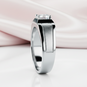 Brilliant Cut 1.0 Ct Diamond Option Wedding Band-Black Diamonds New York