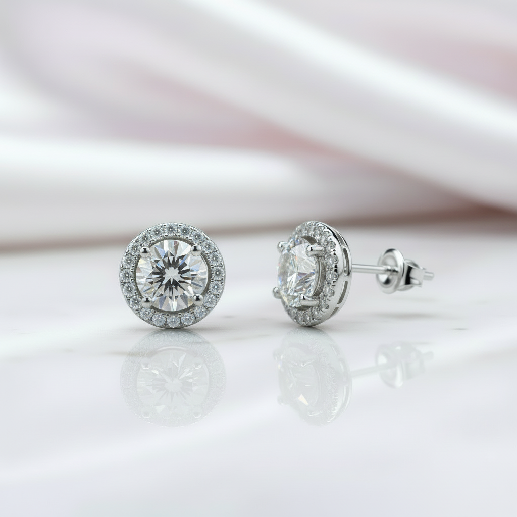 Brilliant Cut Diamond Earrings and Necklace-Black Diamonds New York