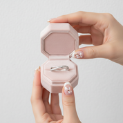 Brilliant Diamond Option Stackable Infinity Wedding Band-Black Diamonds New York