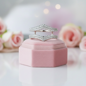 Brilliant Round Cut Diamond Adjustable Wedding Ring Enhancer-Black Diamonds New York