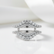 Brilliant Round Cut Diamond Option Enhancer Women's Wedding Band-Black Diamonds New York