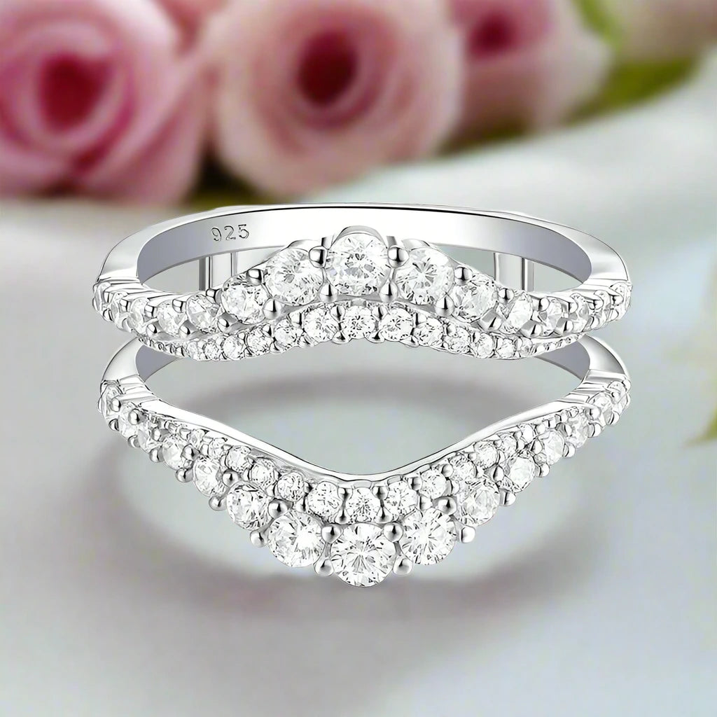 Brilliant Round Cut Diamond Enhancer Women's Wedding Band-Black Diamonds New York