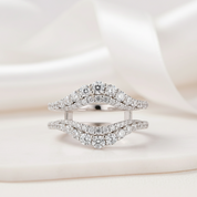 Brilliant Round Cut Diamond Enhancer Women's Wedding Band-Black Diamonds New York