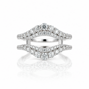 Brilliant Round Cut Diamond Option Enhancer Women's Wedding Band-Black Diamonds New York