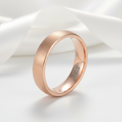 Brushed Tungsten Wedding Band-Black Diamonds New York