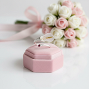 Calla Lily Flower Adjustable Ring-Black Diamonds New York