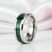 Celtic Dragon Men's 8mm Tungsten Wedding Band