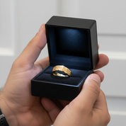 White Gold Celtic Dragon Wedding Band-Black Diamonds New York