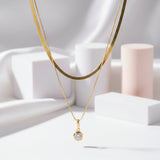 Classic 1.0 Ct Round Cut Diamond Option Necklace