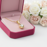 Classic 1.0 Ct Round Cut Diamond Necklace-Black Diamonds New York