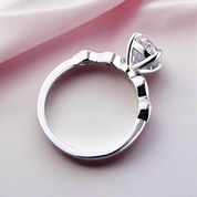 Classic 1.0ct Round Cut Promise & Engagement Ring-Black Diamonds New York