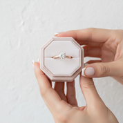 Classic 14k Gold 1ct Diamond Option 4 Prong Solitaire Ring-Black Diamonds New York