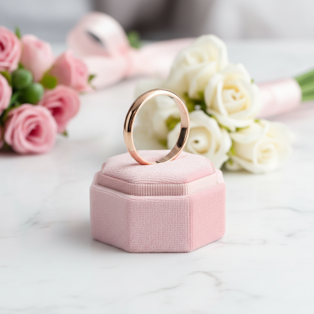 Classic 14k Rose Gold 2.5mm Wedding Band