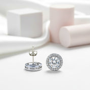 Classic 1ct Diamond Stud Earrings-Black Diamonds New York