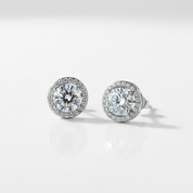 Classic 1ct Diamond Option Stud Earrings-Black Diamonds New York