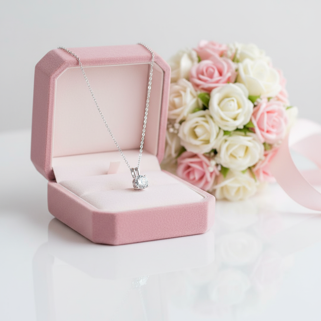 Classic 1ct Diamond Necklace-Black Diamonds New York