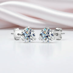 Classic 4.0 Ctw Diamond Option Stud Earrings