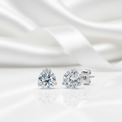 Classic 4.0 Ctw Diamond Option Stud Earrings-Black Diamonds New York