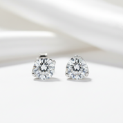 Classic 3.0 Ctw Diamond Stud Earrings