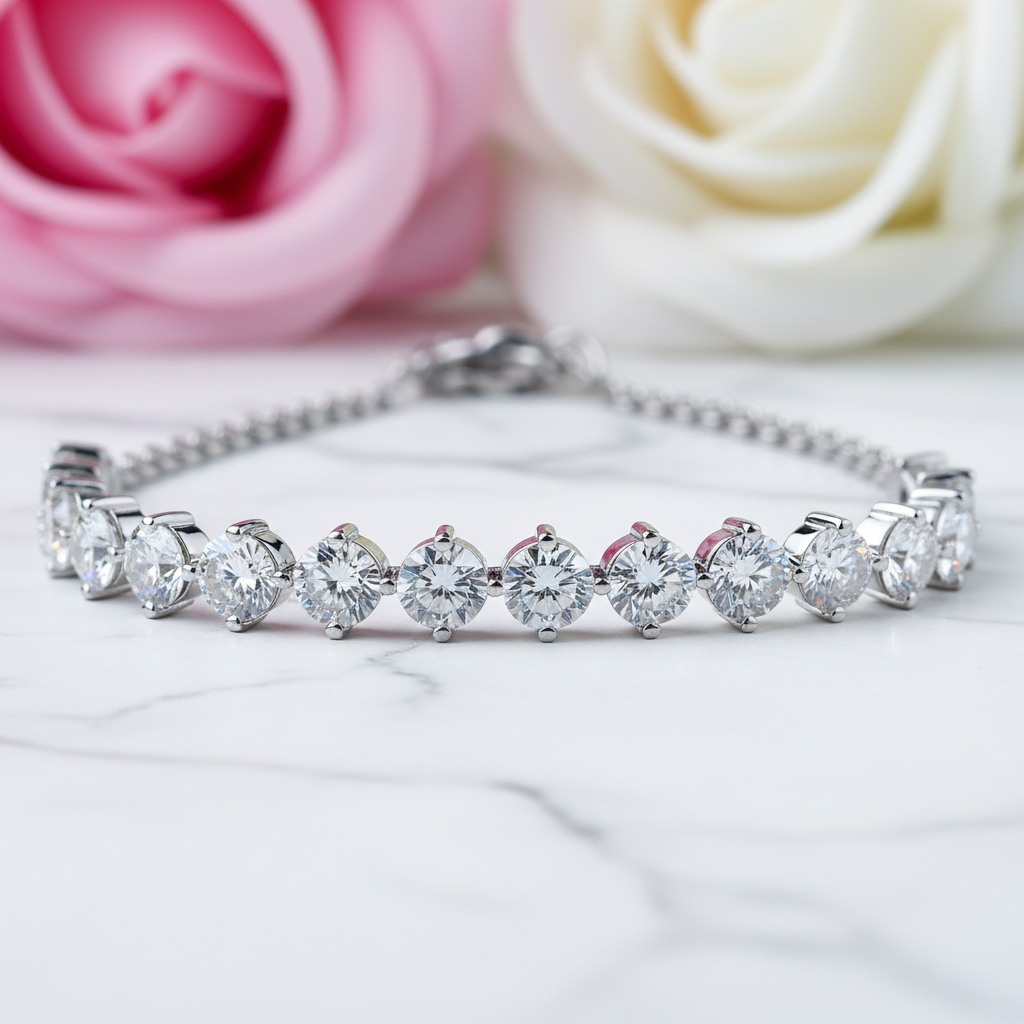 Classic 3.0 Ct Diamond Bracelet-Black Diamonds New York