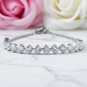 Classic 3.0 Ct Diamond Bracelet-Black Diamonds New York