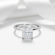 Classic 4.0 Ct Diamond Option Solitaire Engagement Ring-Black Diamonds New York