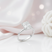Classic 4.0 Ct Diamond Option Solitaire Engagement Ring-Black Diamonds New York