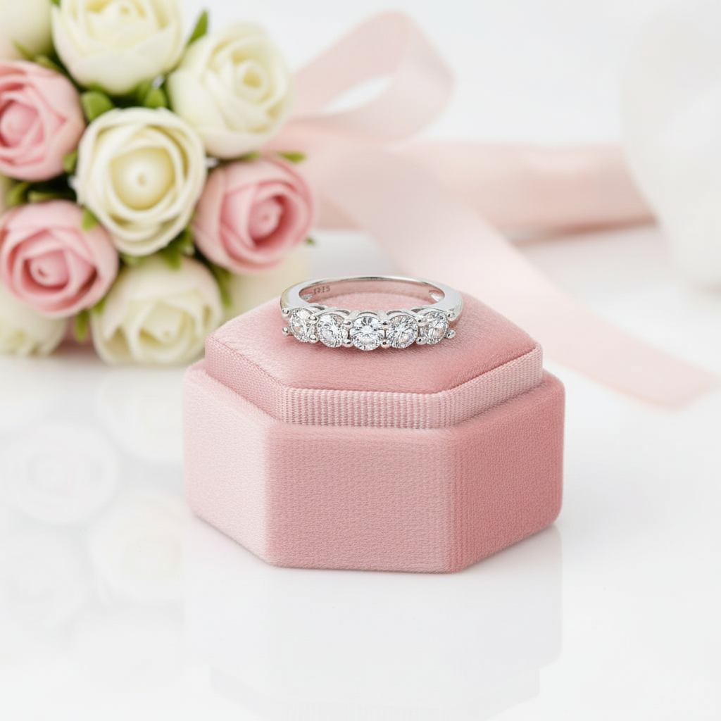 Classic 4mm Round Diamond Wedding Band-Black Diamonds New York