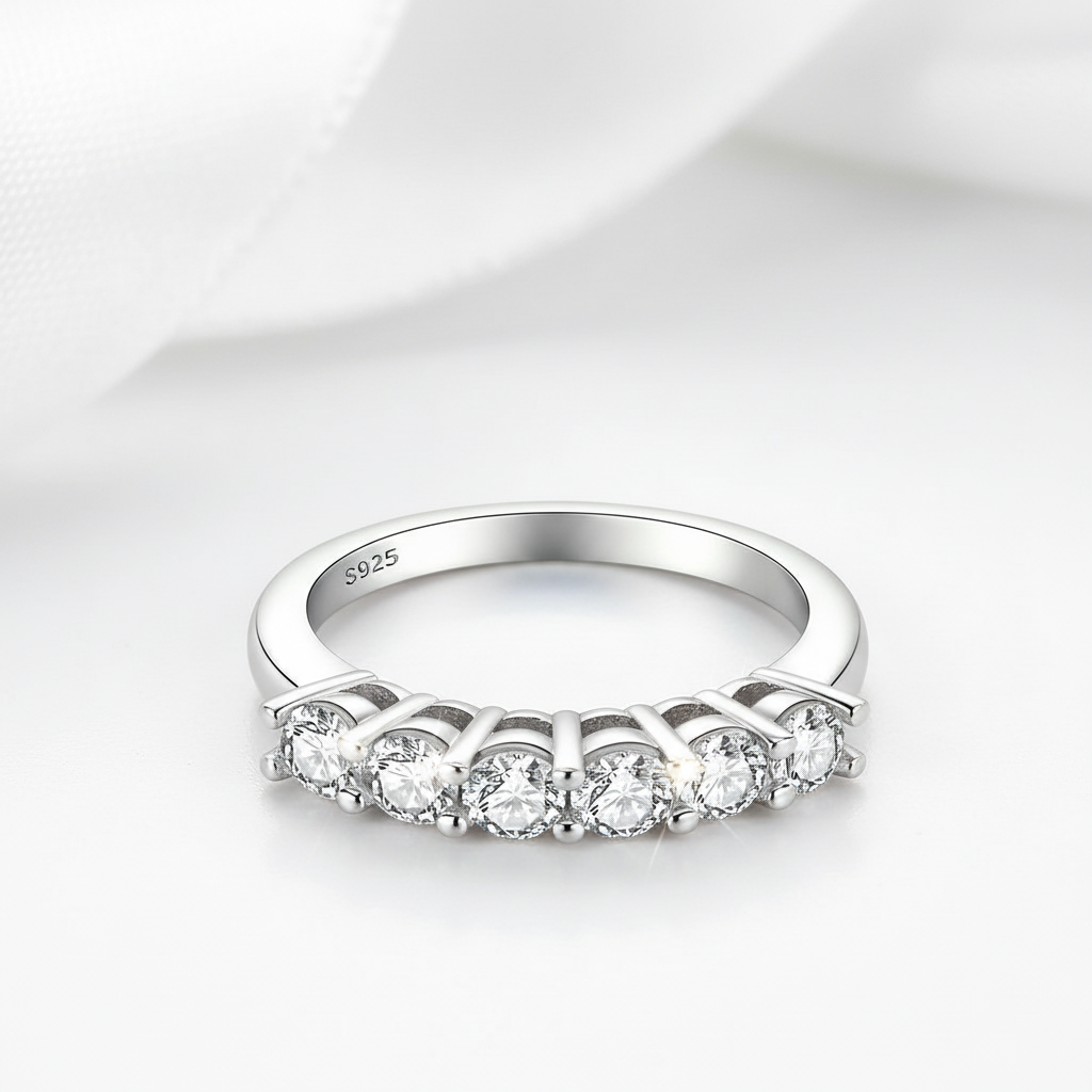 Classic 4mm Round Diamond Wedding Band-Black Diamonds New York