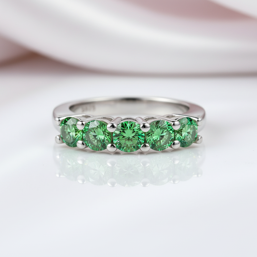 Classic 4mm Round Diamond Wedding Band-Black Diamonds New York