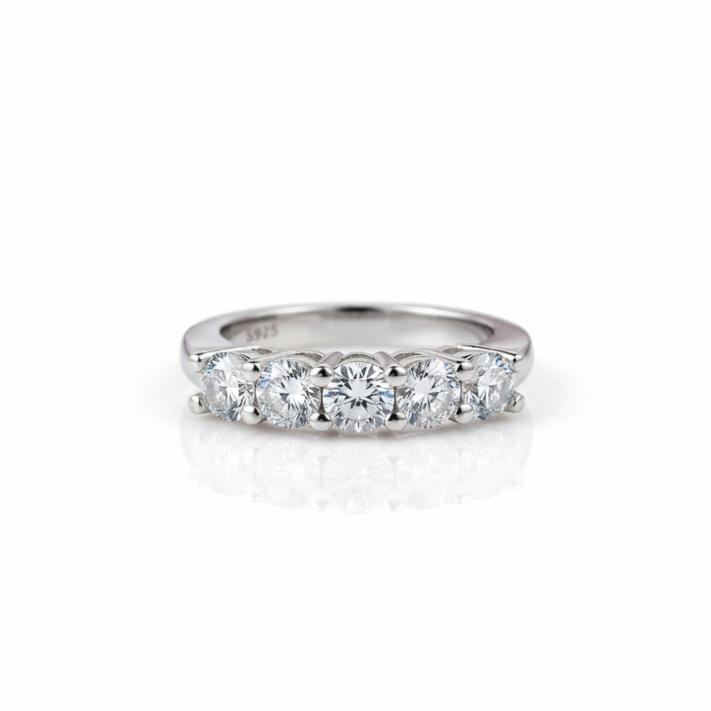 Classic 4mm Round Diamond Option Wedding Band-Black Diamonds New York