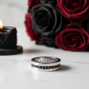 Classic Eternity Diamond Option Punk Band-Black Diamonds New York