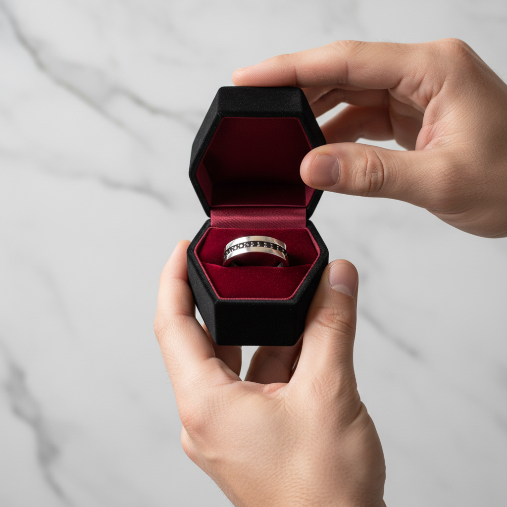 Classic Eternity Diamond Option Punk Band-Black Diamonds New York