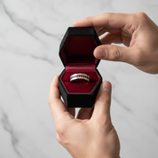 Classic Eternity Diamond Option Punk Band-Black Diamonds New York
