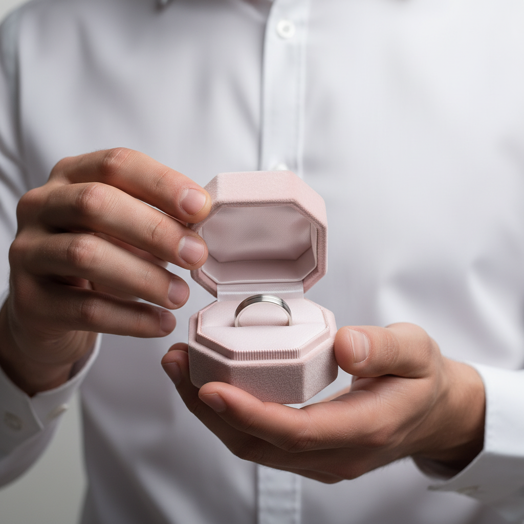 Classic Diamond Option His And Hers Promise Ring-Black Diamonds New York