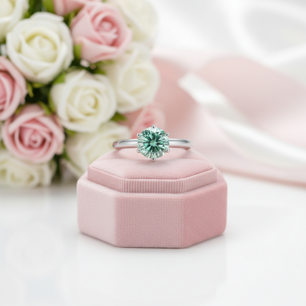 Classic Green Diamond Option Ring-Black Diamonds New York