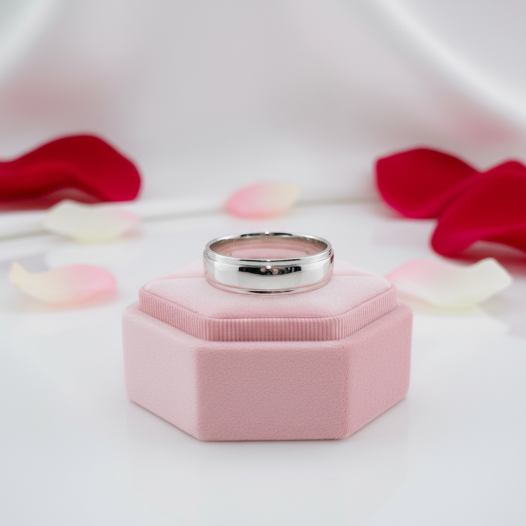 Classic Men's Wedding Band Ring-Black Diamonds New York