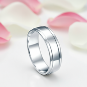 Classic Men's Wedding Band Ring-Black Diamonds New York