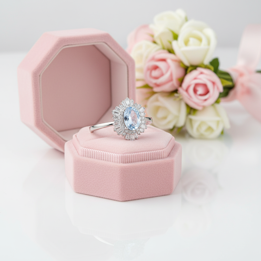 Classic Oval Gemstone with Diamond Option Ring-Black Diamonds New York