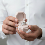 Classic Round Cut 3-Pieces Wedding Set-Black Diamonds New York