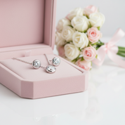 Classic Round Cut Diamond Jewelry Set-Black Diamonds New York