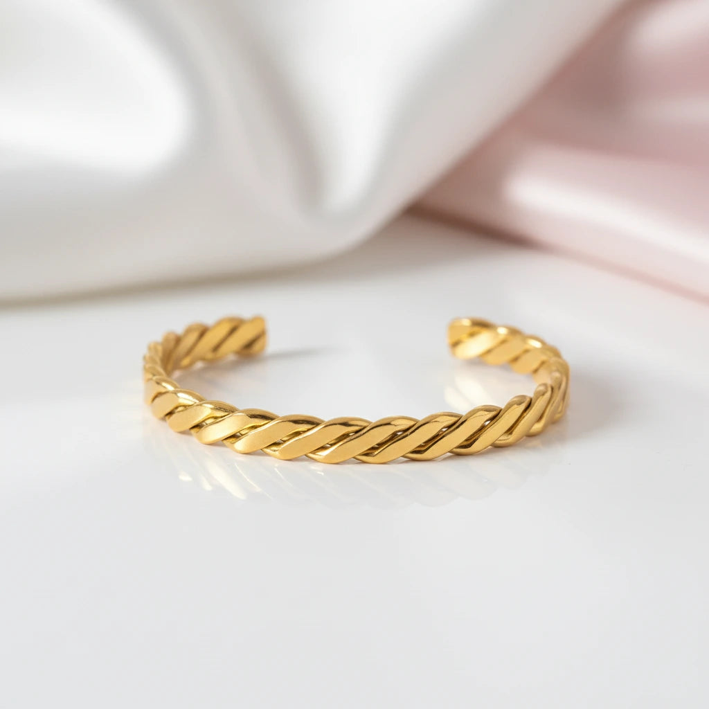 Classic Round Diamond Women's Bangle-Black Diamonds New York