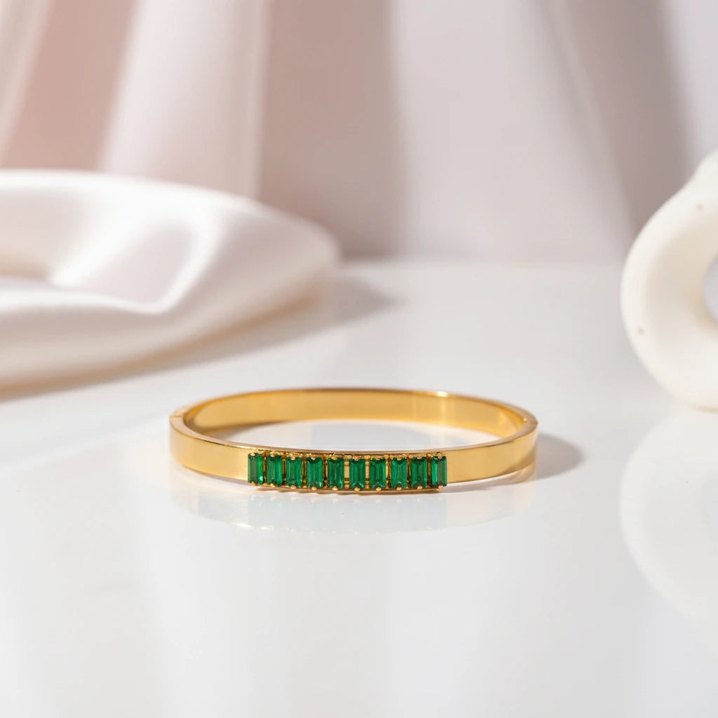 Classic Round Diamond Women's Bangle-Black Diamonds New York