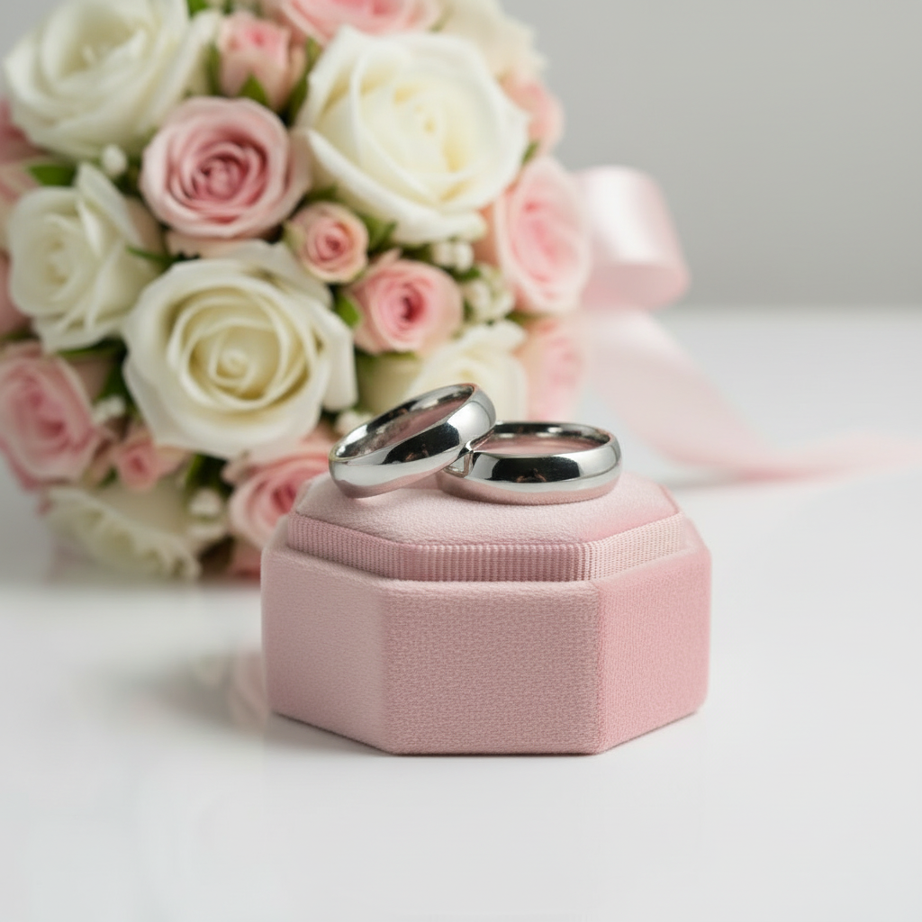 Classic Tungsten Wedding Band-Black Diamonds New York